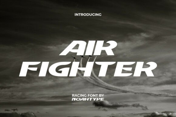 Air Fighter Font: A Sporty Typeface for Bold Branding