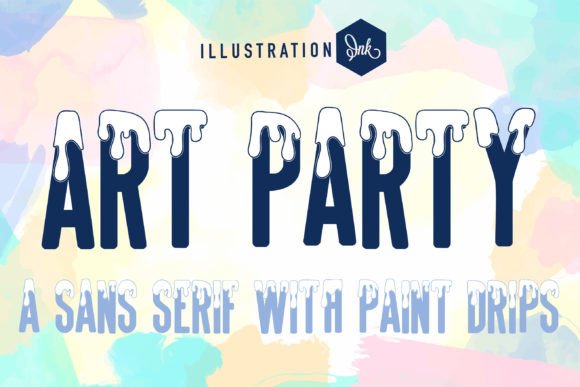 Art Party: A Playful Display Font for Web Design