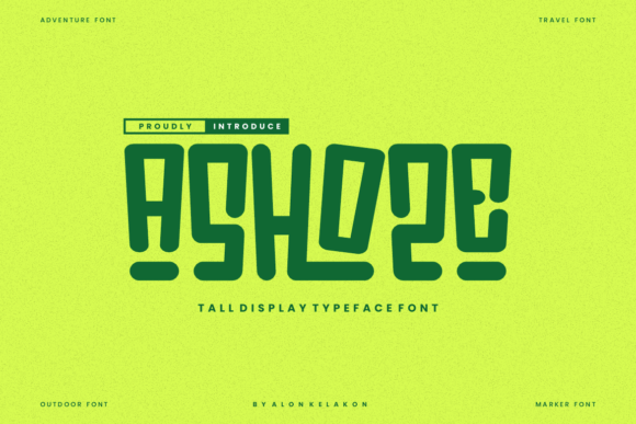 Ashoze: The Modern Sans Serif Font for Handmade Brands
