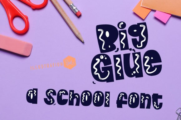 Big Glue: A Whimsical Typeface for Editorial Charm