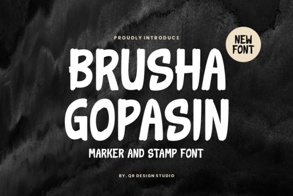 Brusha Gopasin: A Versatile Handwritten Font for Campaigns