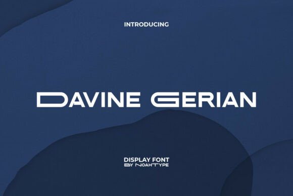 Davine Gerian: A Modern Sans Serif for Bold Brand Identity