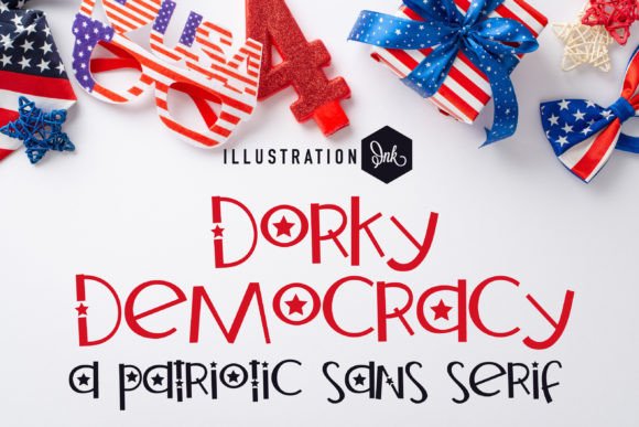 Dorky Democracy: A Whimsical Typeface for Editorial Design