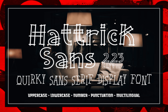 Elevate Web Design with Hattrick Sans Typeface