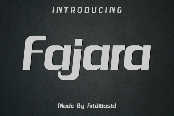 Fajara: A Modern Sans Serif Font for Strong Branding