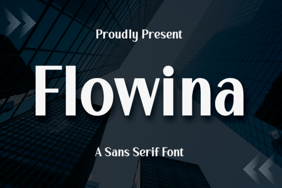 Flowina: A Modern Sans Serif Typeface for Web Design