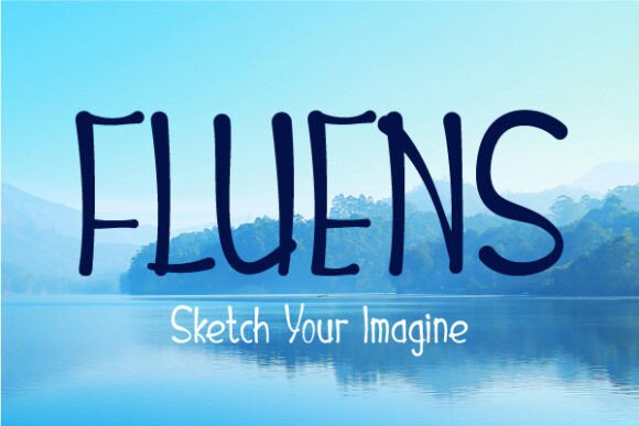 Fluens: A Handwritten Typeface for Modern Editorial Design