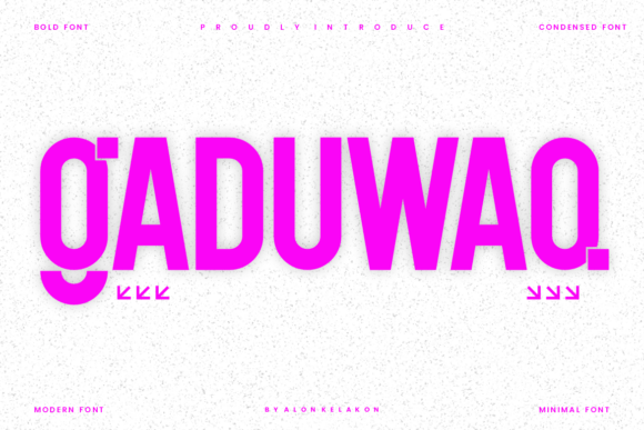 Gaduwaq Font: The Typeface That Upgrades Your Brand