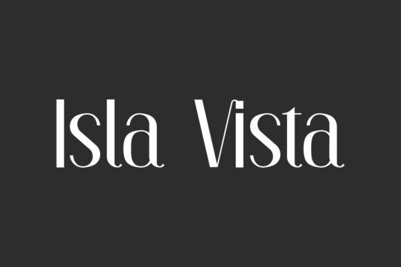 Isla Vista: A Modern Sans Serif Typeface for Web Design