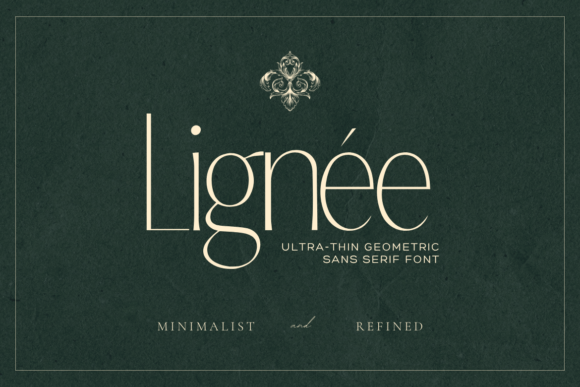 Lignée: The Ultra-Thin Sans Serif Font for Editorial Elegance