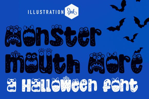 Monster Mouth More: A Playful Display Font for Web Design