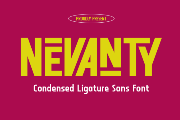 Nevanty Font: Bold Condensed Typography for Campaigns