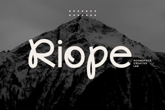 Riope: A Modern Sans Serif Font for Editorial Design