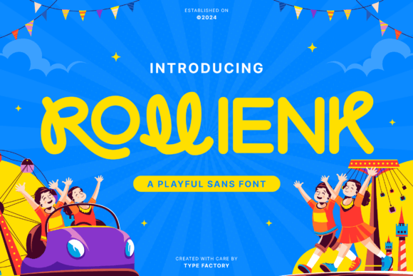 Rollienk: A Playful Sans Serif Font for Social Campaigns