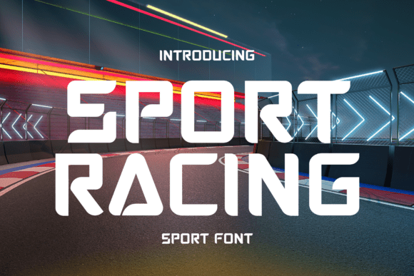 Sport Racing: The Bold Sans Serif Font for High-Impact Marketing