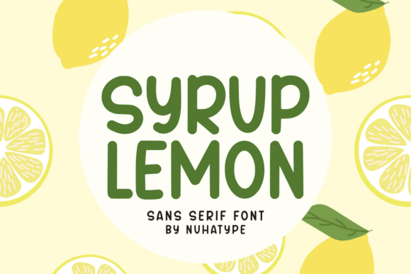 Syrup Lemon Font Review: A Playful Typeface for Branding