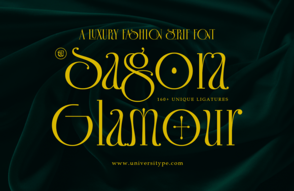 Ut Sagora Glamour: A Premium Serif Font for Branding